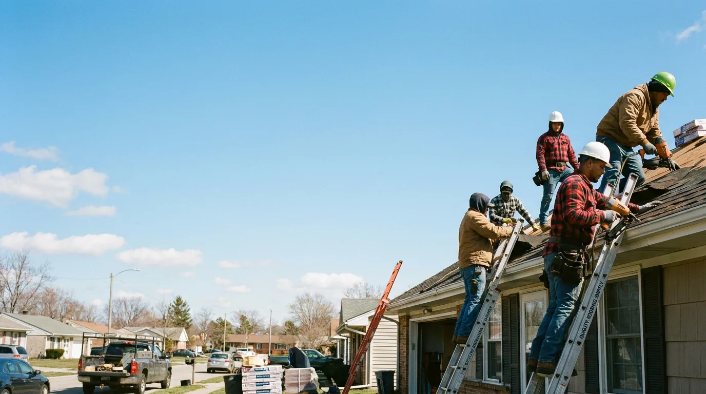 Roofing in Schoolcraft, MI near me